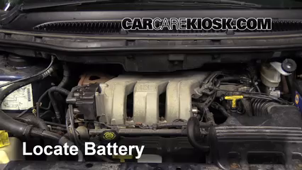 2000 Plymouth Voyager 3.3L V6 Battery Replace